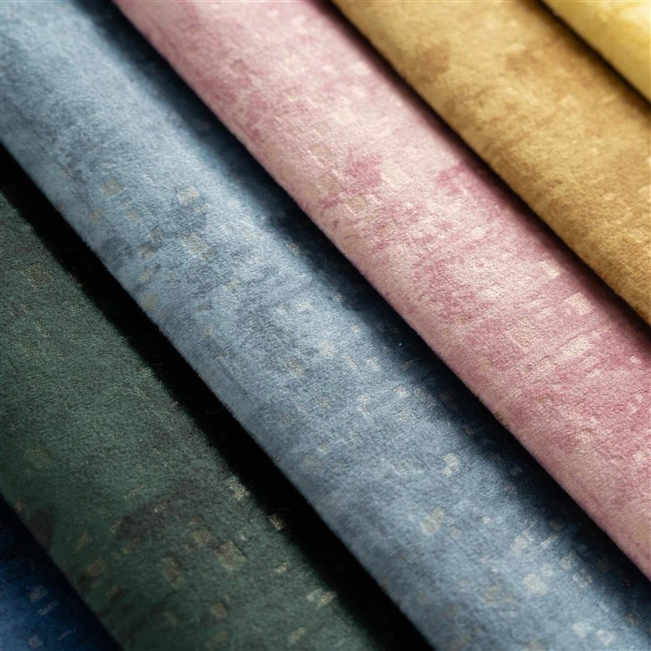 Square Geometric Gold Foil Stamped Velvet​ manufacturers