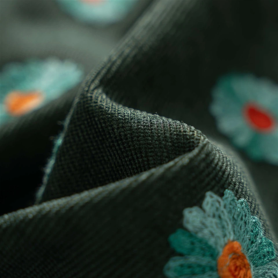 Turquoise Velvet Upholstery Fabric